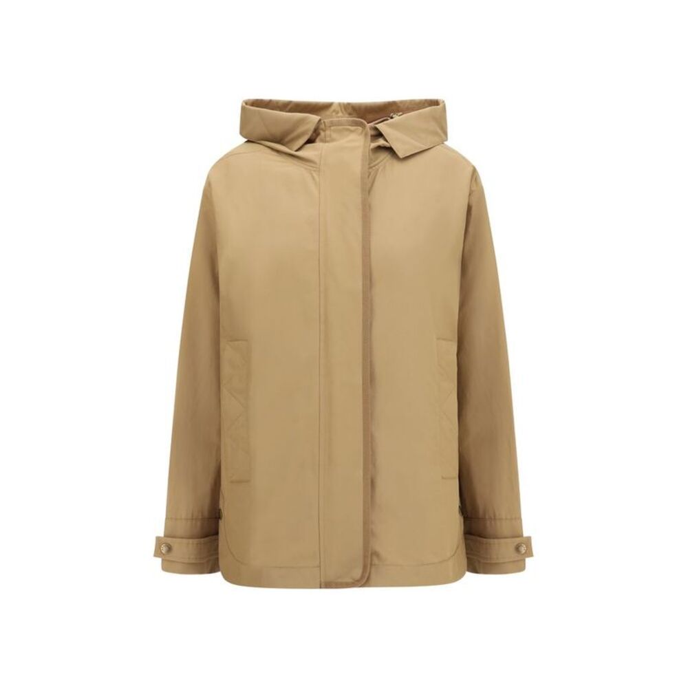 Moncler Beige Polyamide Shell Women's Jacket